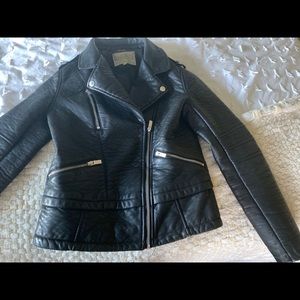 Faux leather Moto Jacket